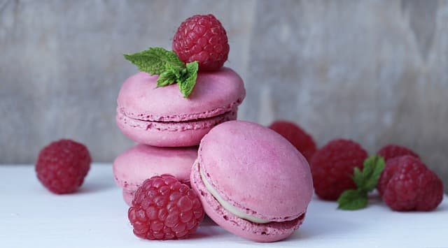 Macarons à la crème de Framboise